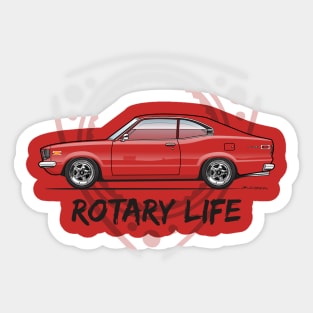 Multi Color Rotary Life Sticker